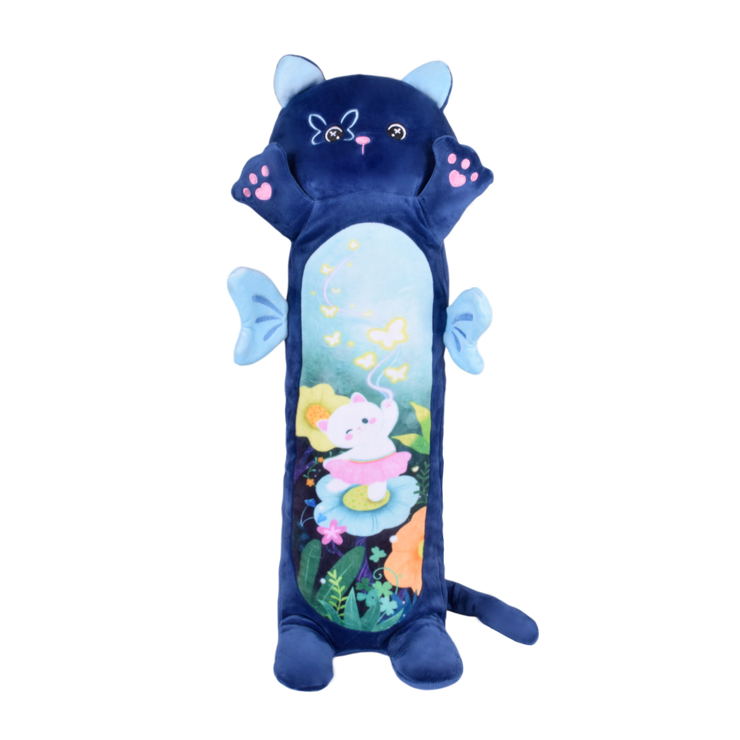 М'яка іграшка арт. HKF2202 (20шт) кіт батон 2 кольори 80 см