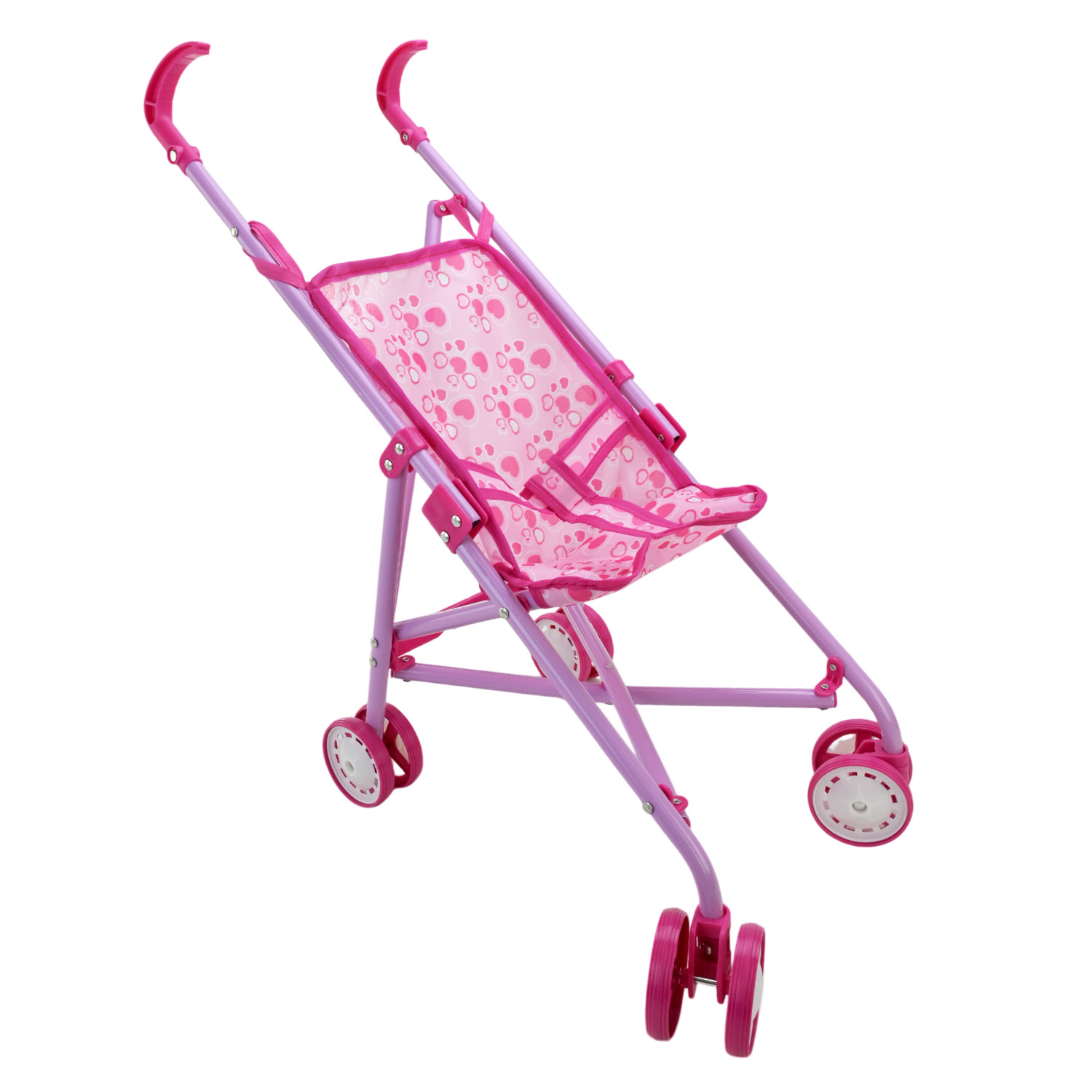 Коляска-тростина арт. 9302W (LM-20M) (24шт/2)метал.складна,8 коліс,поворот.колеса,у пакеті 71*17,5 см