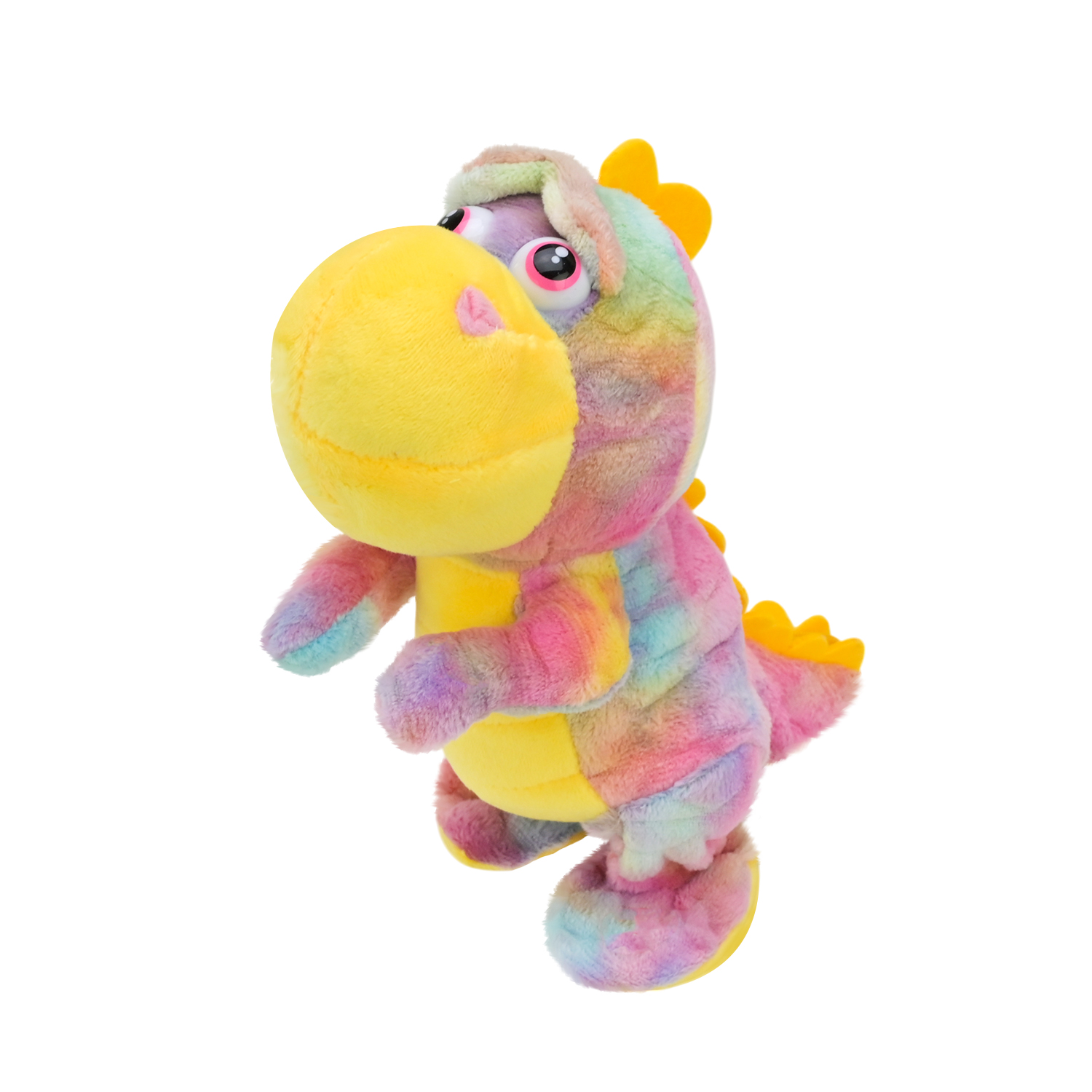 М'яка інтерактивна іграшка арт. K15001 (120шт) дракончик, ходить, повтор голосу, 4 кольори 23*19 см