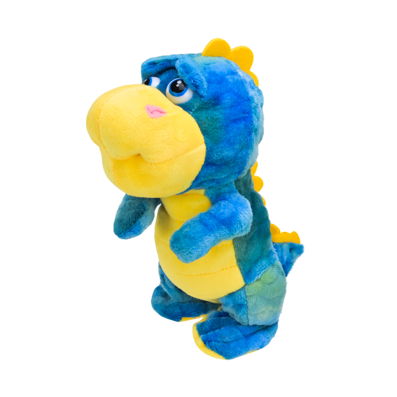 М'яка інтерактивна іграшка арт. K15001 (120шт) дракончик, ходить, повтор голосу, 4 кольори 23*19 см