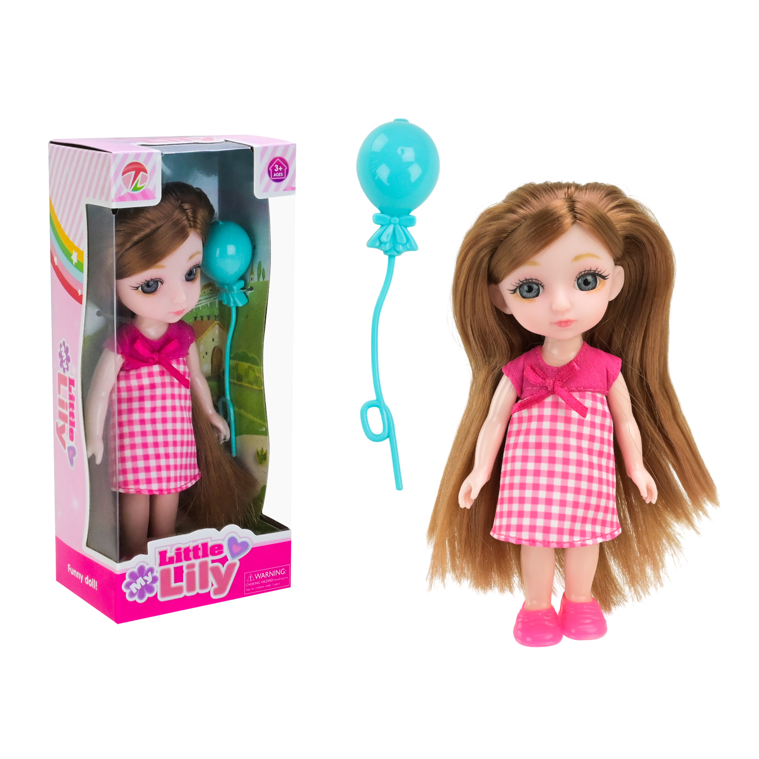 Лялька мал. арт. 69022 (192шт/2) мікс 3 вида короб. 18*8*5,5 см, р-рляльки 16 см