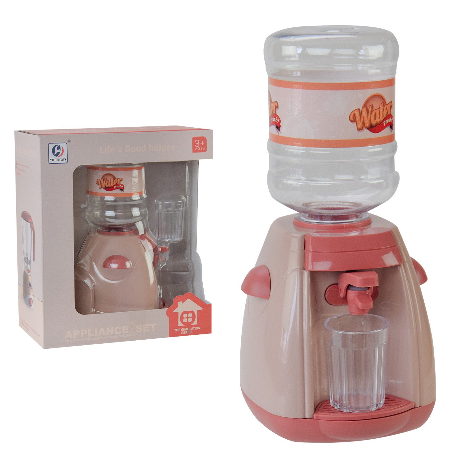 Кулер арт. YH129-9S (72шт/2)батар. світ., звук короб. 17*20*9,5см