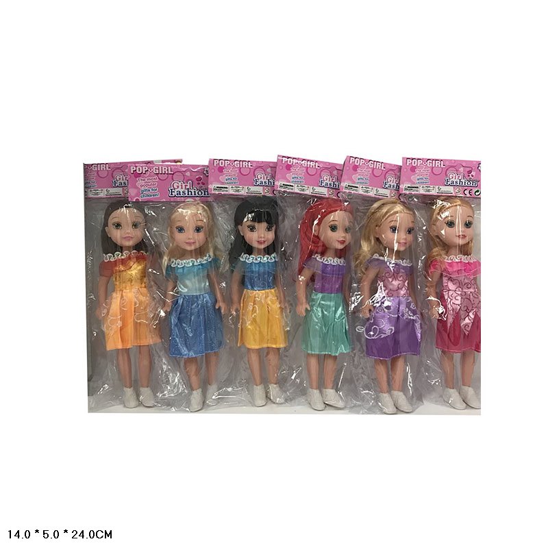 Лялька мал. арт. 2341 (360шт/2) мікс 6 видів пакет 14*5*24см