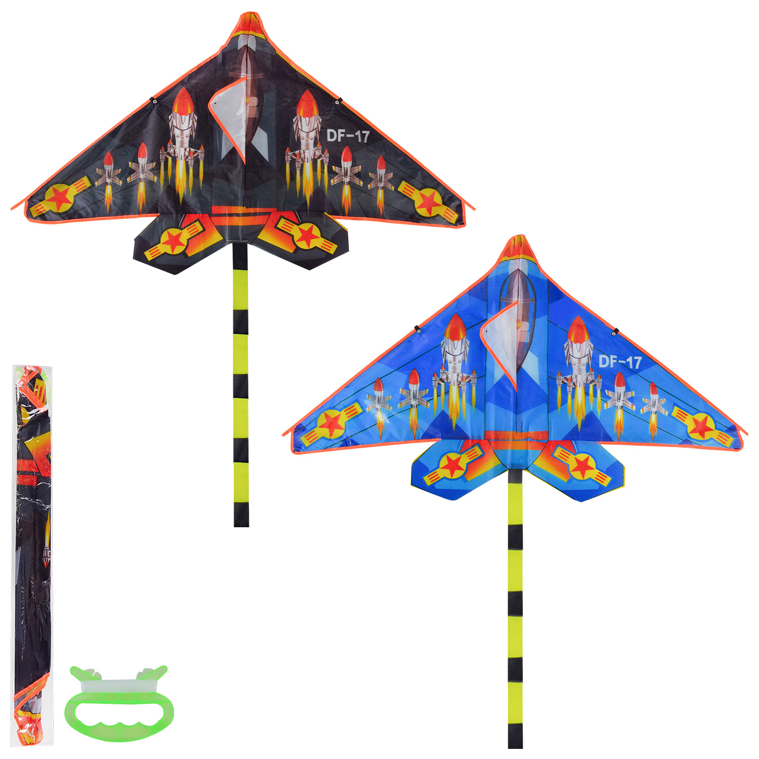 Повітряній змій арт. VZ2212 (300шт) Літак 2 кольори, 120*200 см