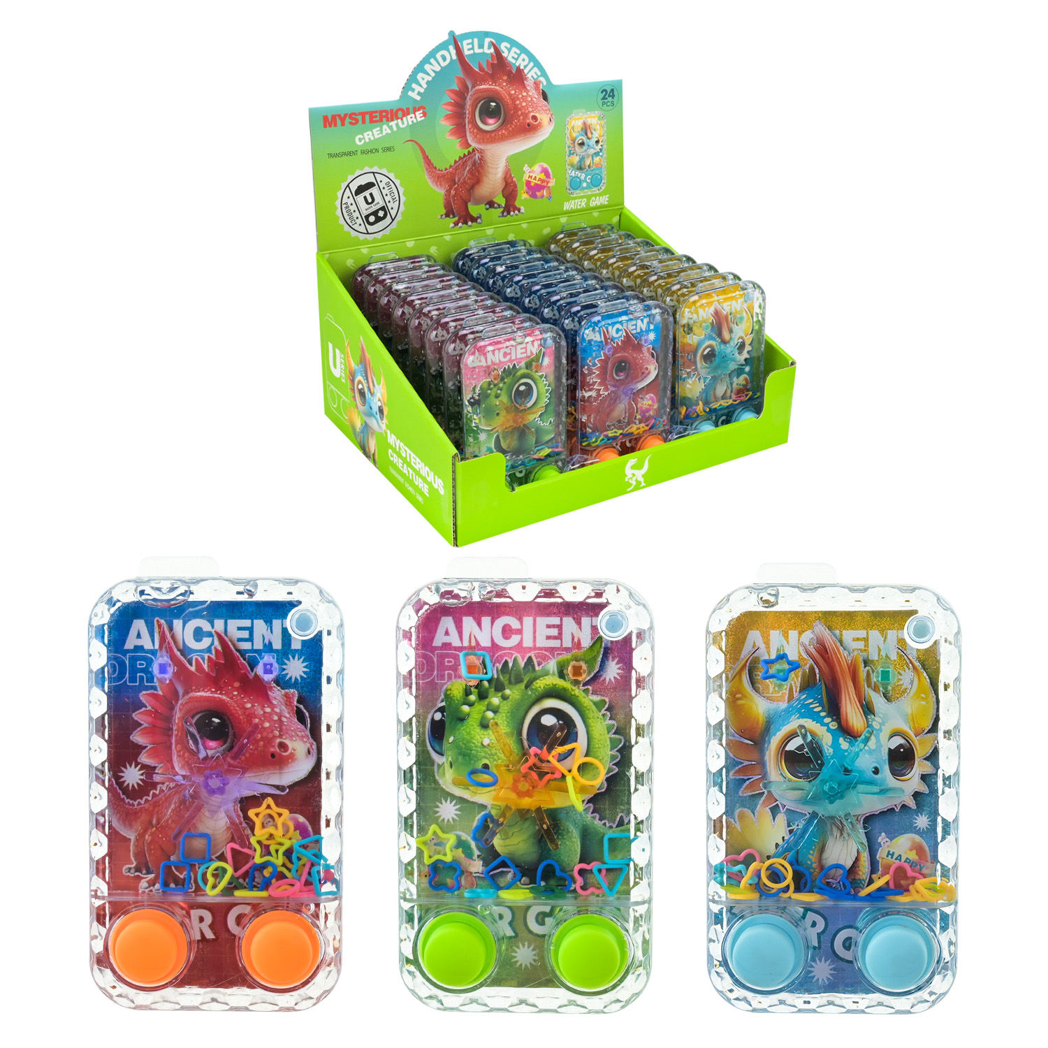 Водна гра з кільцями арт. 2586U-AL24 (216шт/3) 3 види мікс,р-р 7*13см, 9 боксів по 24шт, бокс 26*13*21см.