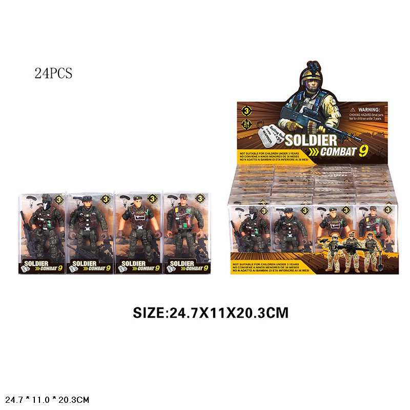 Солдат   81-50D (288шт) 12уп по 24шт,  дисп.бокс. 24*7*11*20,3