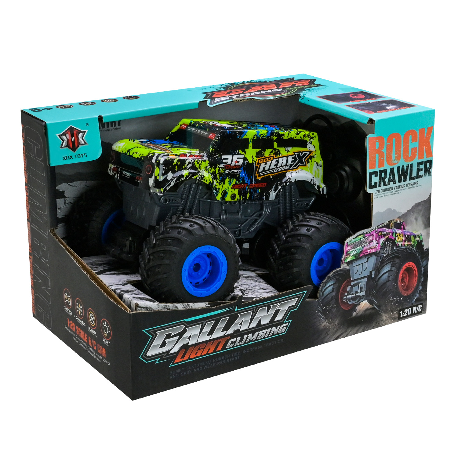 Машина р/к арт. 000-021 (36шт/2) акум.,2кольори, світло, usb-зарядка, короб. 26,5*17*16,8см