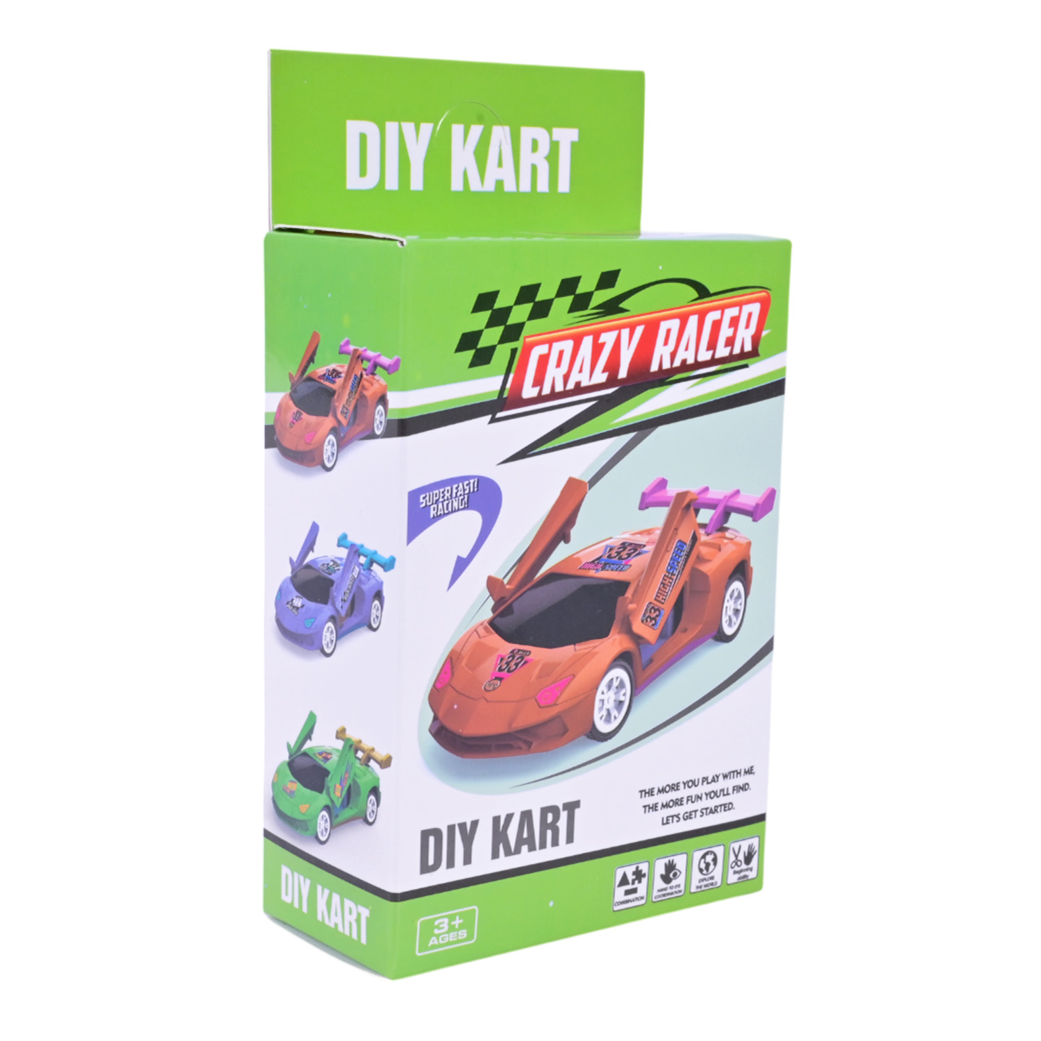 Збірна модель арт.589-18 (720шт/2) 6 кольорів машинка, відкр. двер,у коробці 8*4*14 см