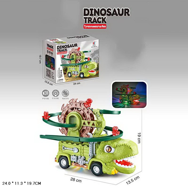 Трек батар арт.YJ388-74 (48шт/2) свiло,звук,у коробцi 24*11,3*19,7см