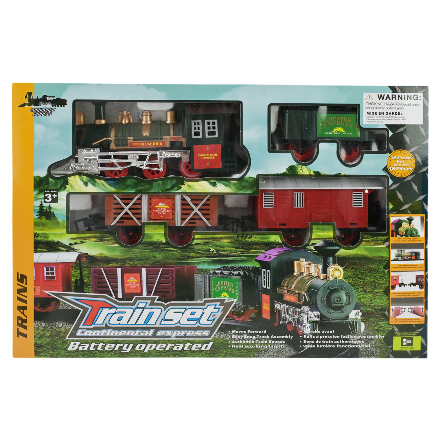 Залізниця 1229 (24шт) в кор. 40,7 * 27,8 * 6,2см