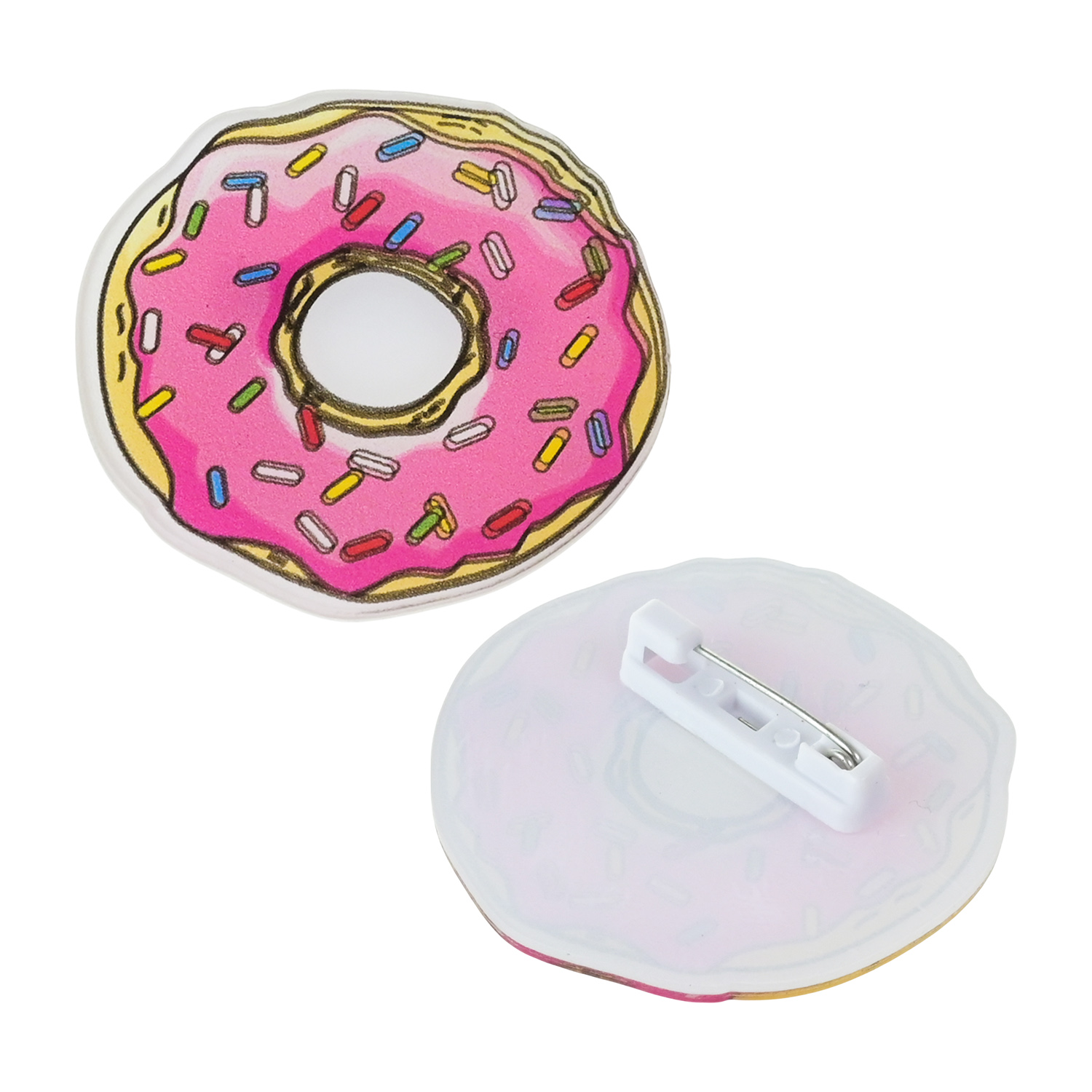 Аксесуари для дівчат арт. CN-123 (100шт) мікс видів, значки-піни, ціна за планшетку планш. 9*10 см у великому пакеті 30*12 см