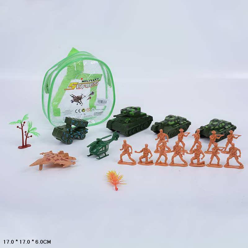 Військовий набір арт. 6288-M17 (144шт/2)    валіза 17*17*6