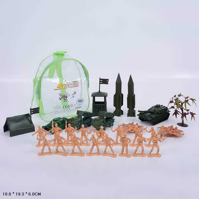 Військовий набір арт. 6288-M19 (120шт/2)    валіза 18,6*19,3*6см