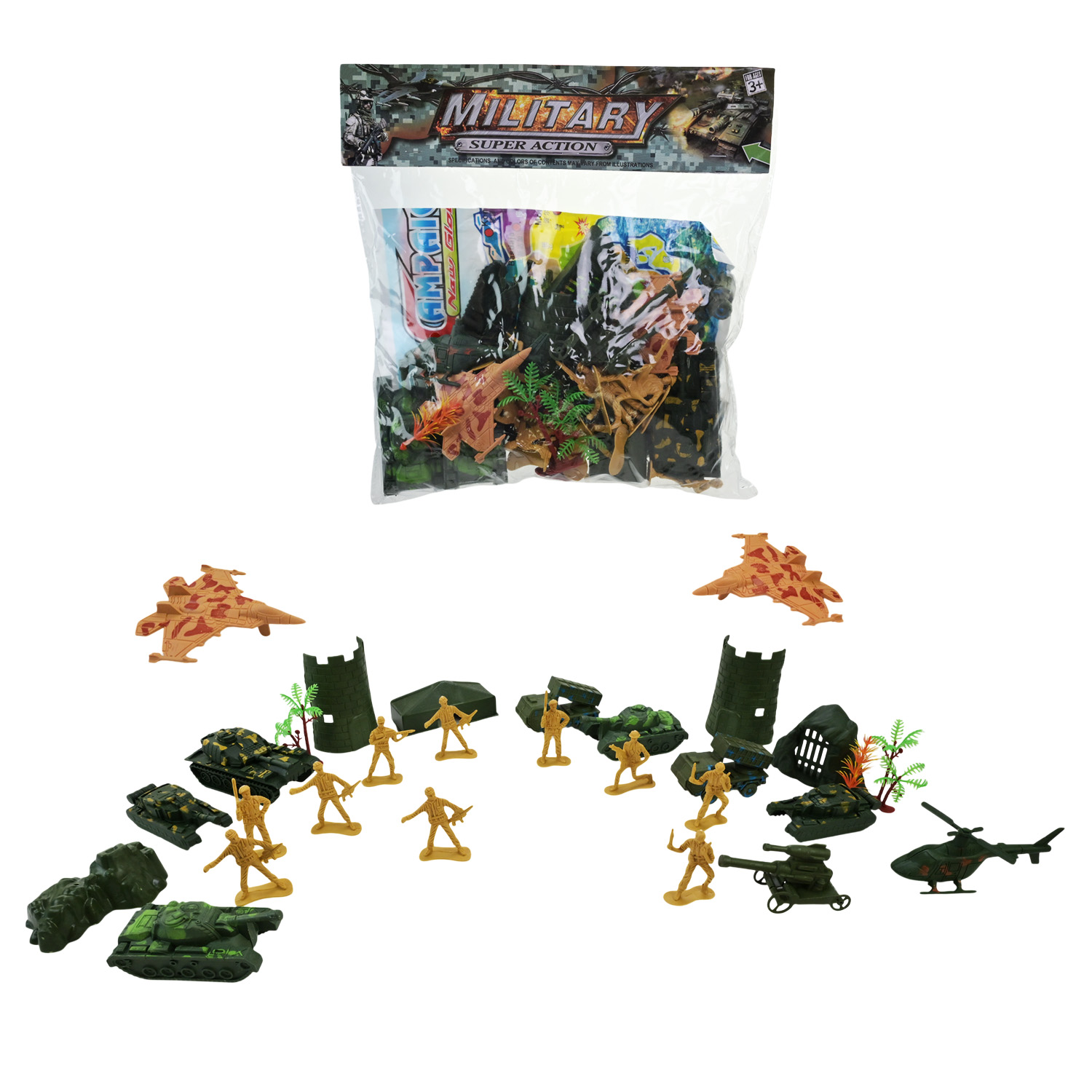 Військовий набір арт. 6288-M21 (120шт/2)    пакет 32*33*4,2