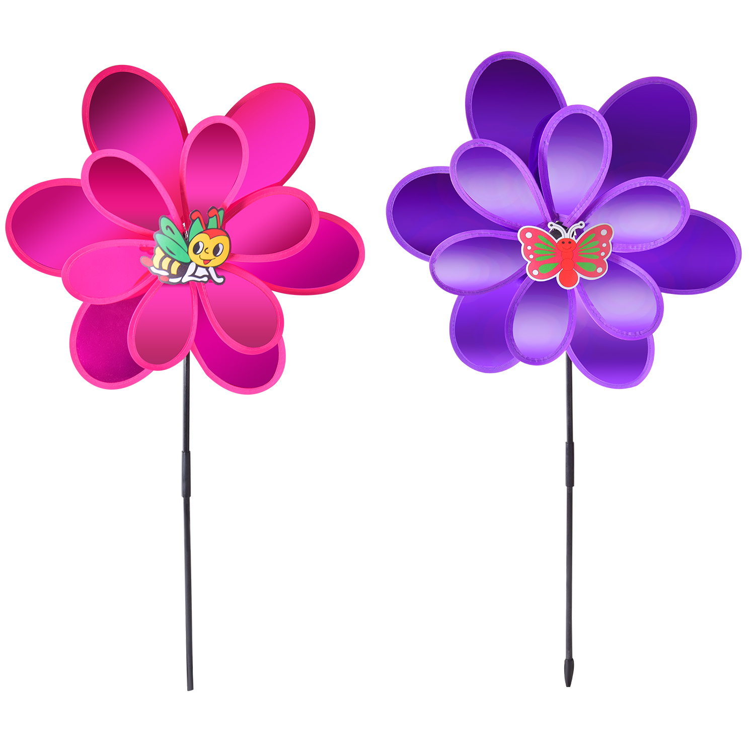 Вітрячок арт. V2207 (120шт/2) 38 см , 2 кольори, пакет.