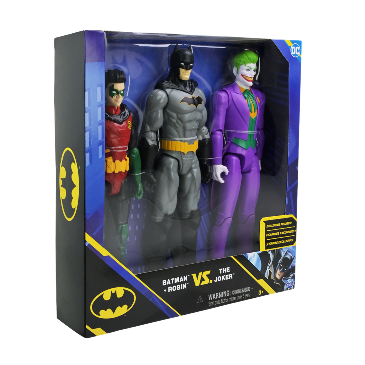 Іграшка набір фігурок арт. 6064967 (4шт) Batman, 30 см, 3шт. з аксесуарами, у коробці 30,2*6,5*30,5 см