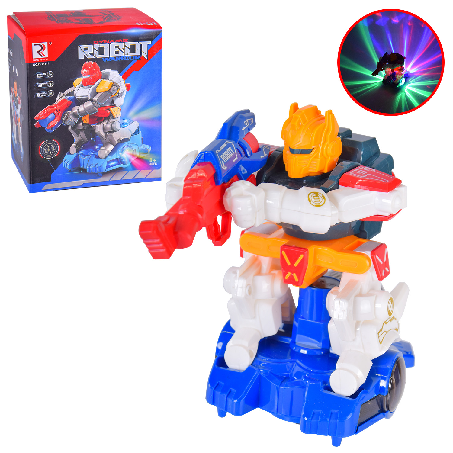 Робот арт. ZR141-1 (72шт/2) батар. короб. 16,5*19,5*13,5 см