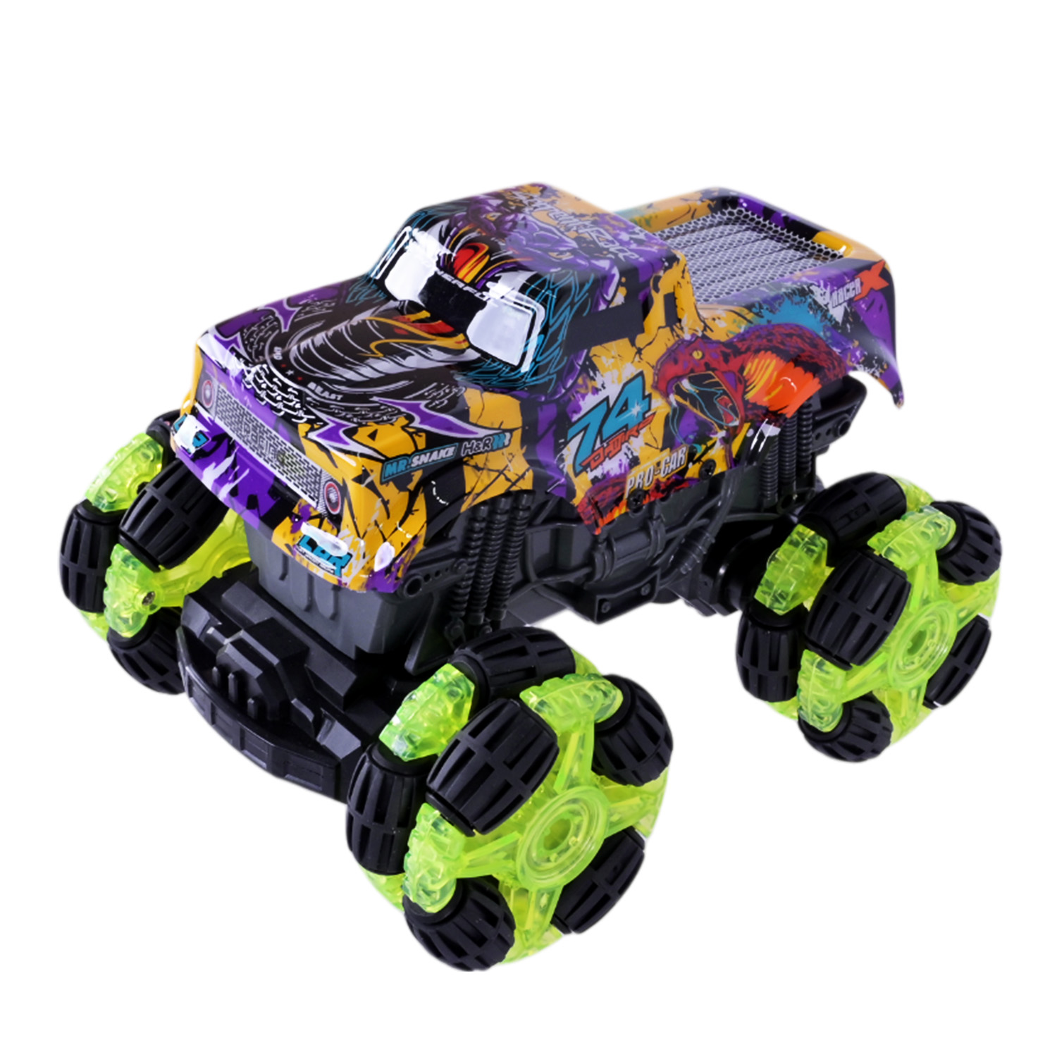 Машина р/к арт. 000-034 (36шт/2) акум.,2кольори, світло, usb-зарядка, короб. 26,5*17*16,8см