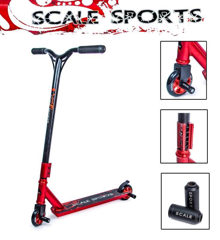 ТРЮКОВЫЙ САМОКАТ SCALE SPORTS 50102 STORM КРАСНЫЙ