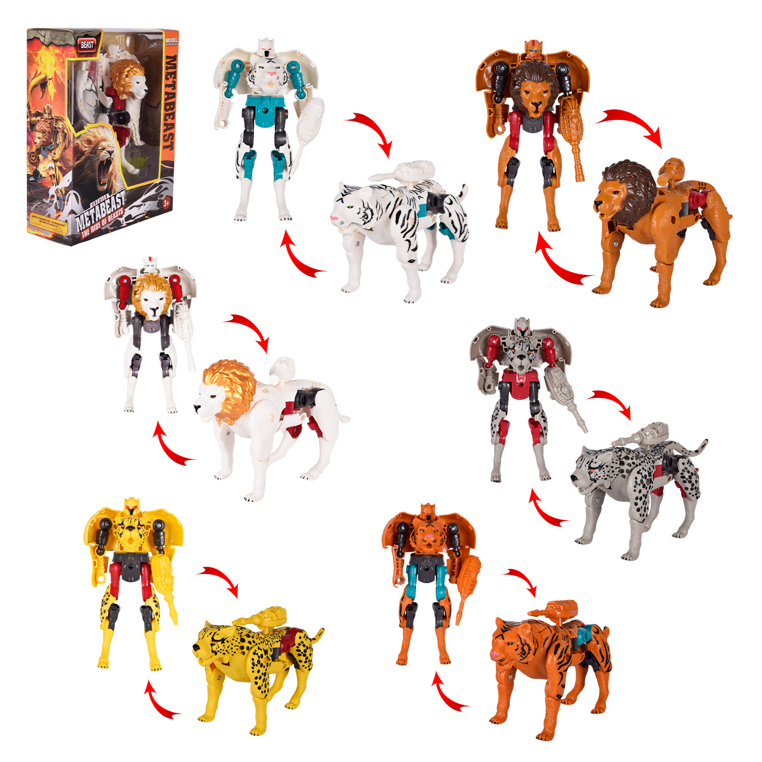 Робот арт. HF999-8AB/9AB/10AB (96шт/2)   6видів,  короб. 20,2*6,2*20,3см