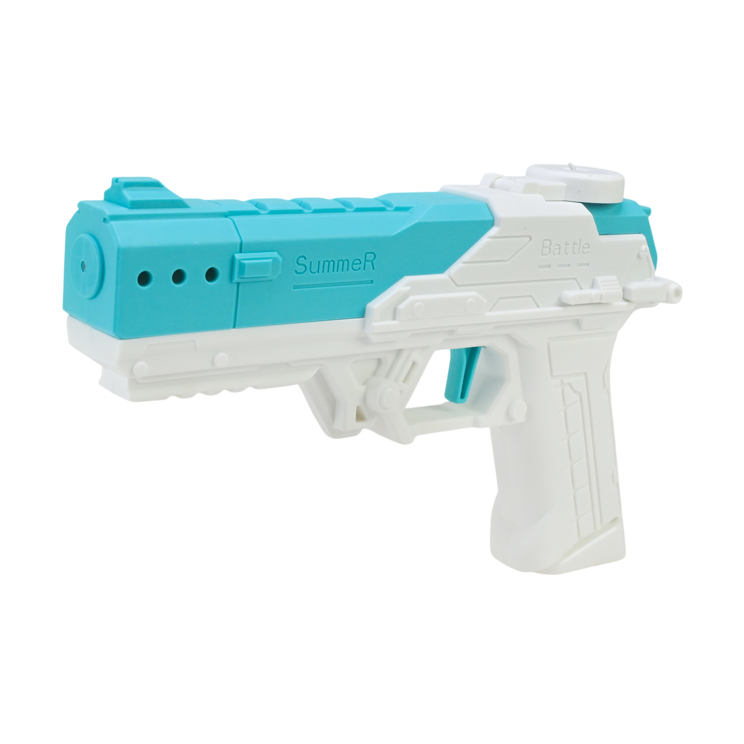 Водяний пістолет арт. 7212-2B (120шт) електричний на аккум.батарейці,22,5 см, 60 мл у кор