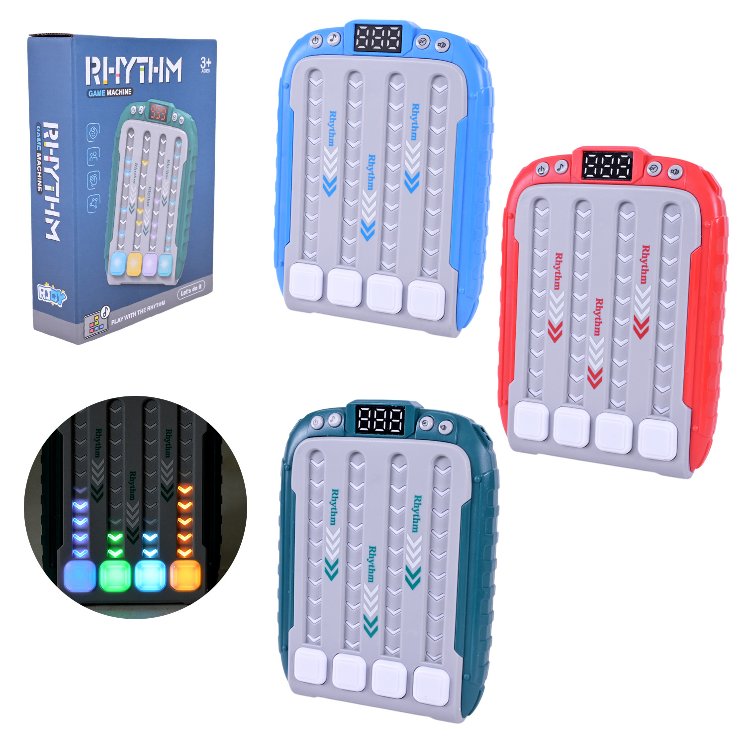 Іграшка "Натискай швидко" арт. 305A (120шт/2) 3 кольри мікс, у короб.11,2*3,2*15,2 см