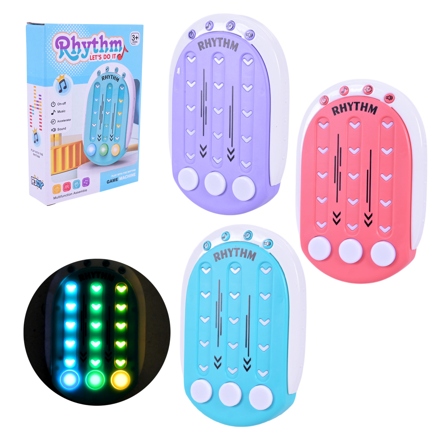 Іграшка "Натискай швидко" арт. 306A (240шт/2) 3 кольри мікс, у короб.9,7*2,8*13,9 см