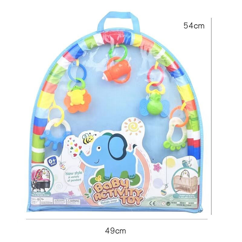 Іграшка брязкальце арт. 825 (60шт/2) з брязкальцями,  у сумці 49*3*53 см.