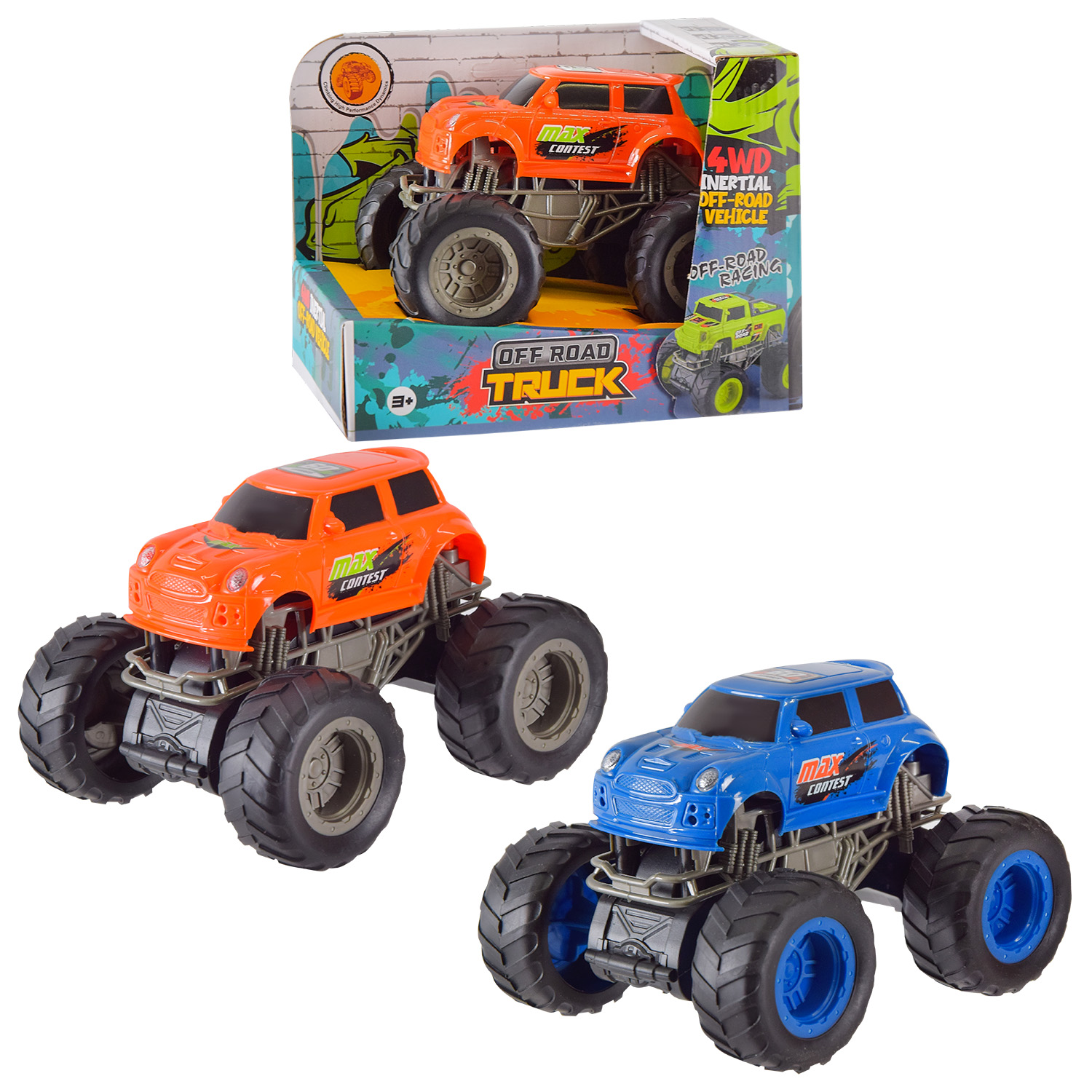 Машина арт. 111-7 (72шт/2) інерц., 2 кольори, короб. 16,9 * 11,8 * 13см