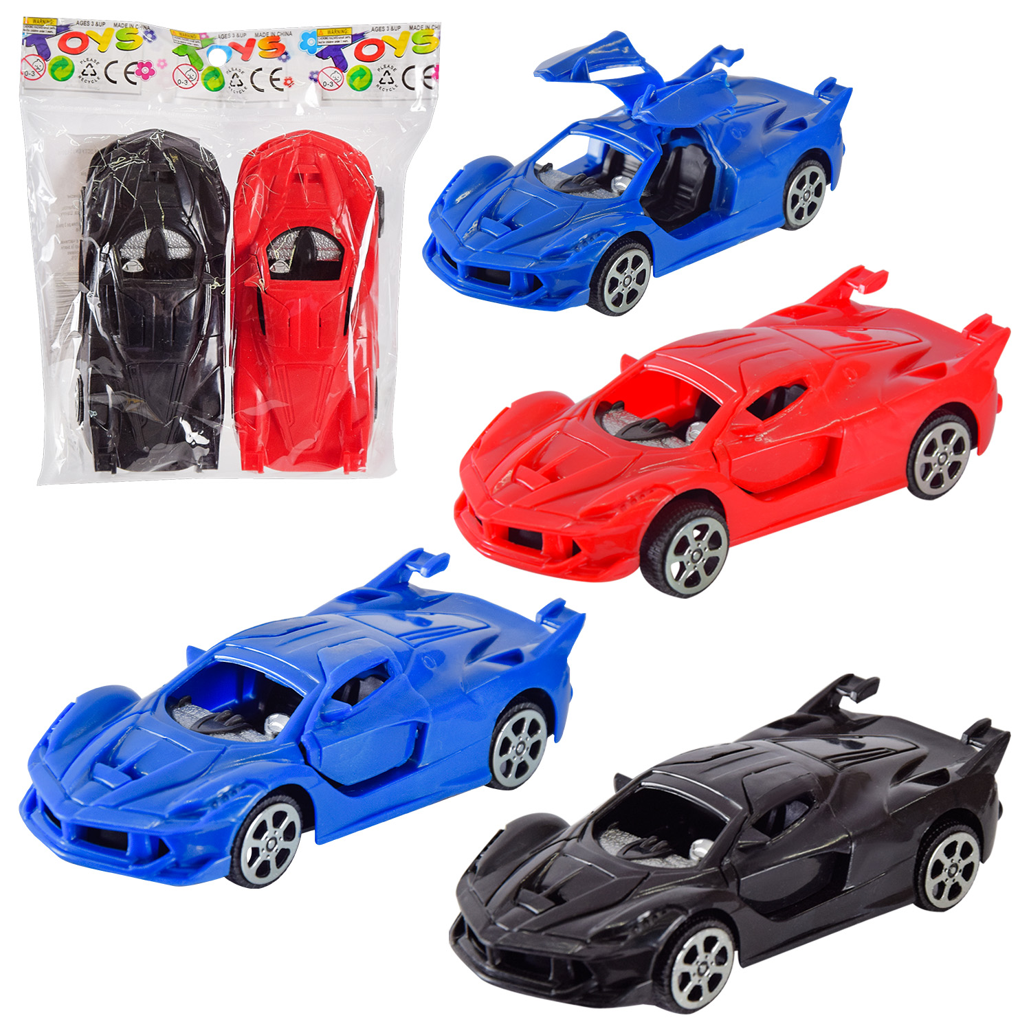 Машина арт. 2022-2 (360шт/2) 4 кольори, пакет 6,5 * 13см