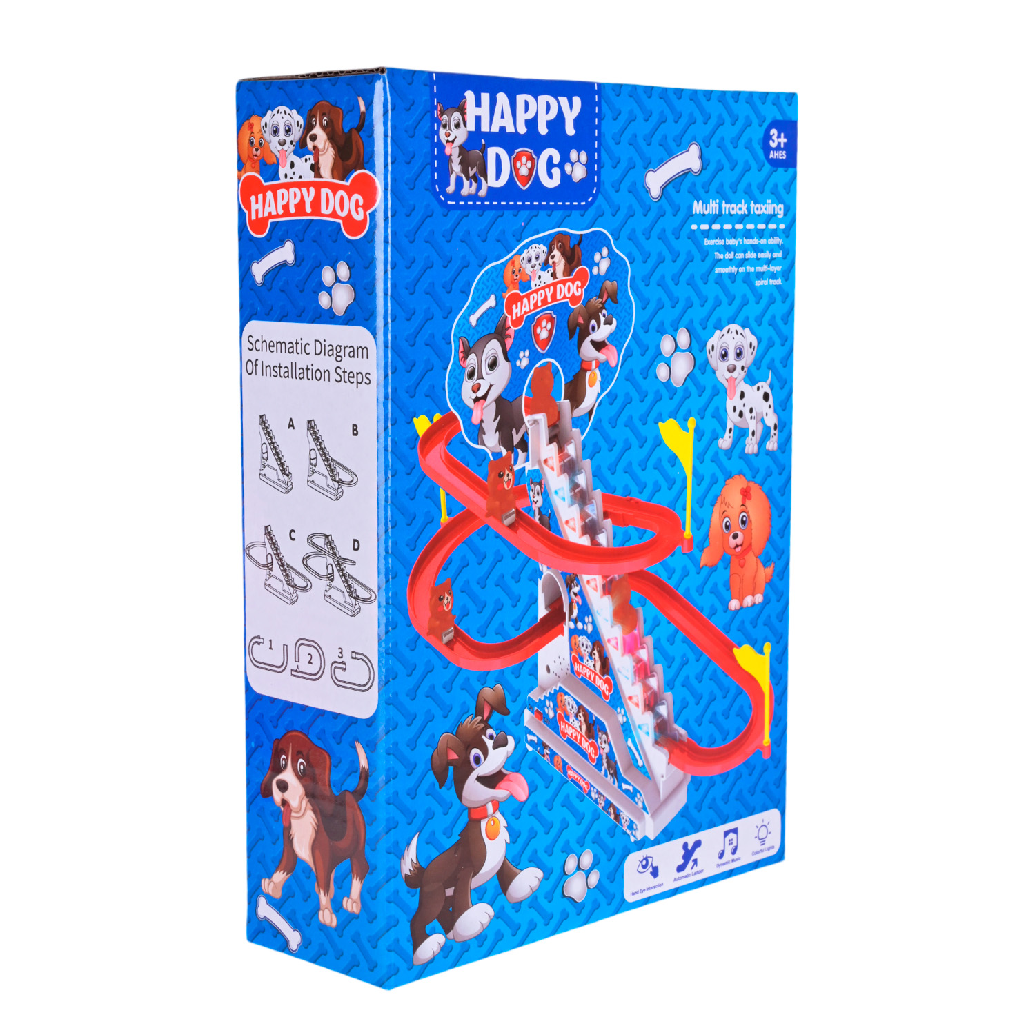 Іграшковий набір арт. 3309 (96шт) батар. світ., звук короб. 17*6*23,7см