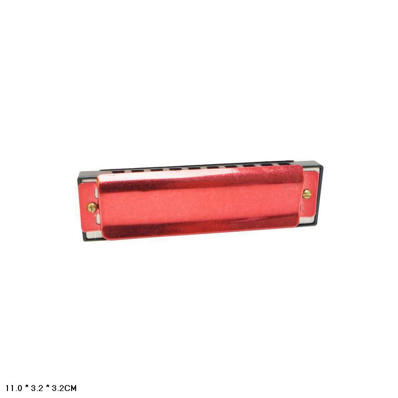 Губна гармошка арт.9810J1 (480шт/2) у футлярі 11*3,2*3,2см