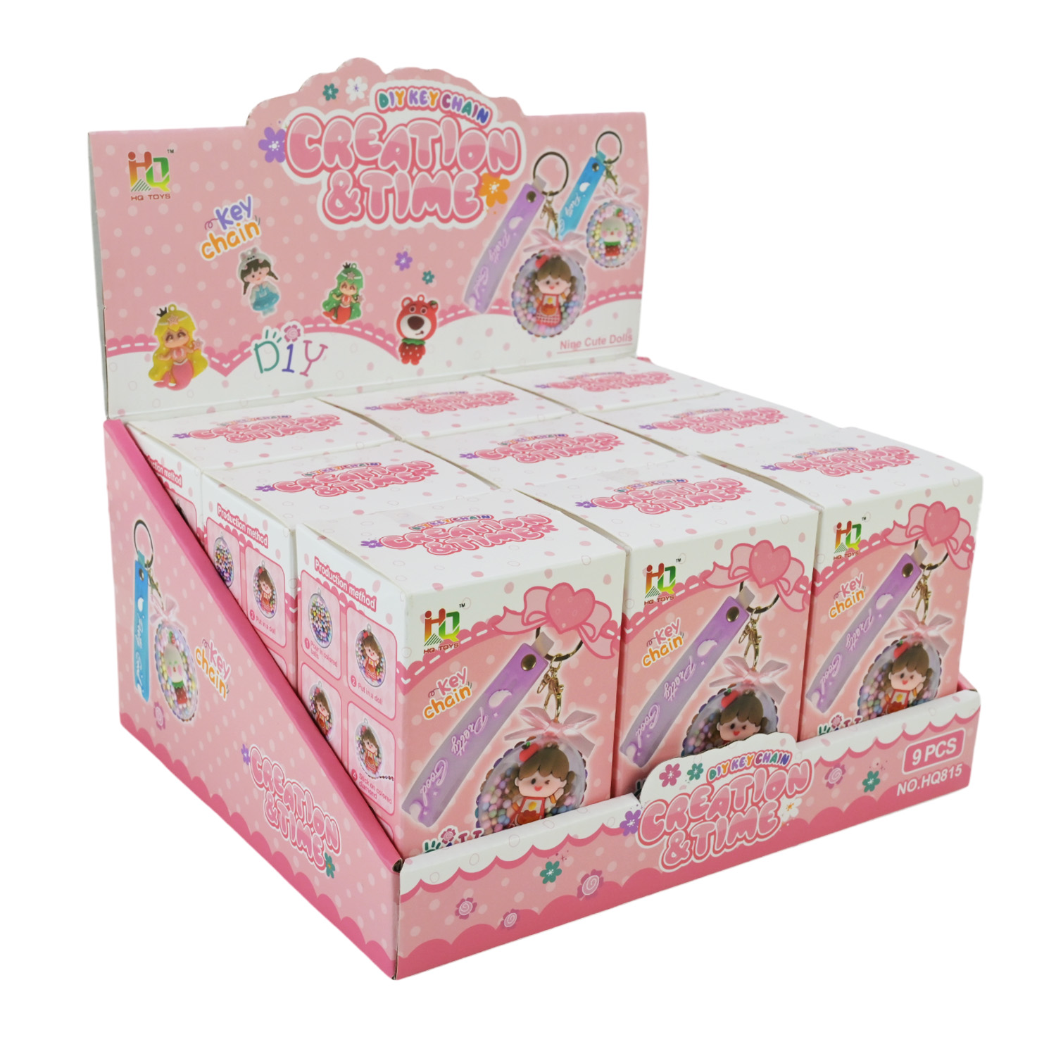 Набір для творчості арт. HQ815 (144шт) р-р 8*7*12,5см, 16 боксів по 9шт, бокс 26*22*13 см