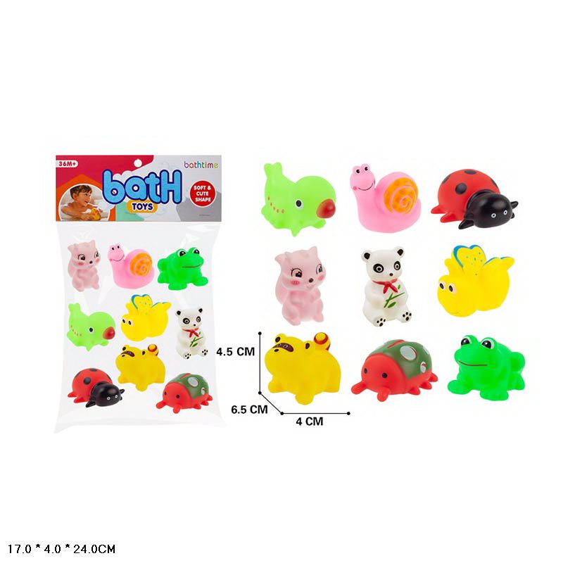 Пискавка арт. 88-46 (192шт/2) р-р 6,5*4,5*4см, 9 шт., у пакеті 17*4*24см.