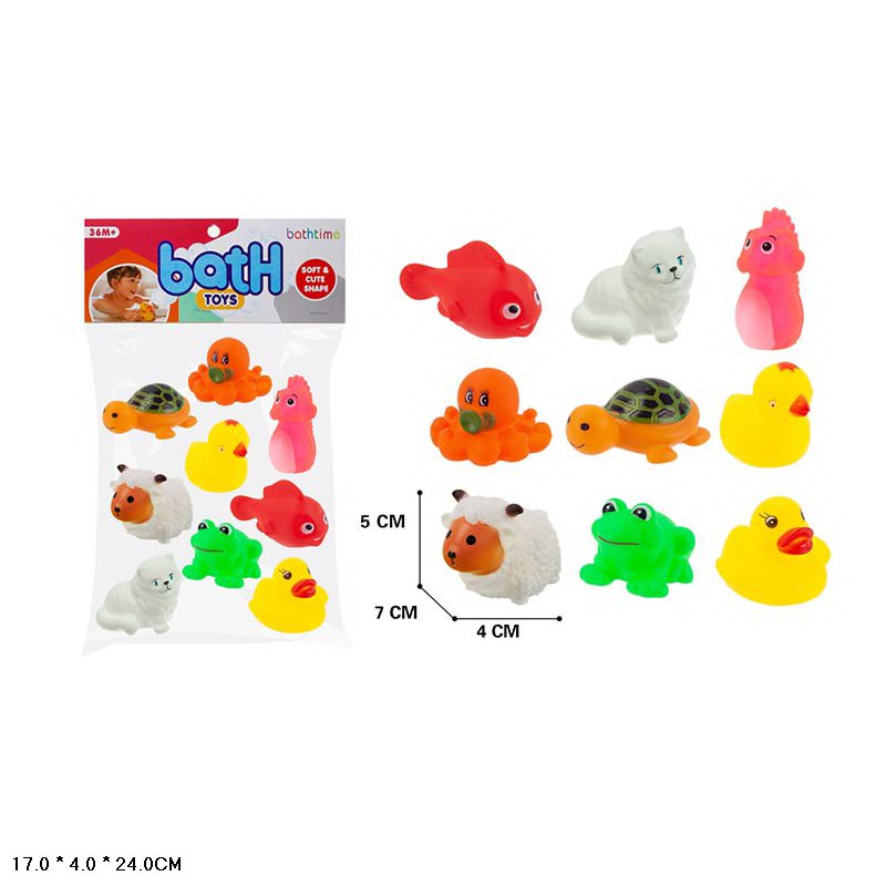 Пискавка арт. 88-47 (192шт/2) р-р 6,5*4,5*4см, 9 шт., у пакеті 17*4*24см.