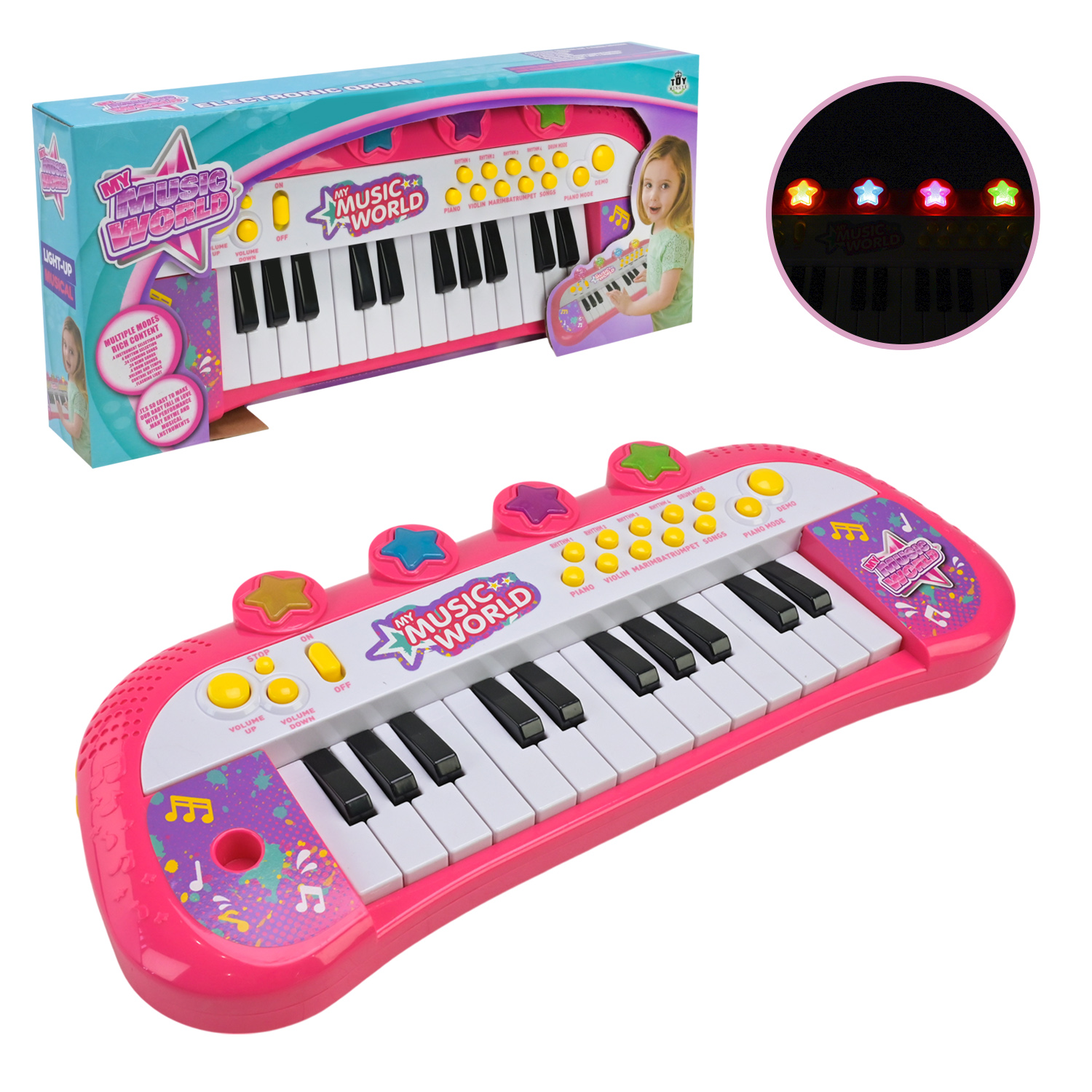 Піаніно арт. MY66311G-S (60шт/2) р-р 40,2*5,8*17,2см, короб.40*6*18см