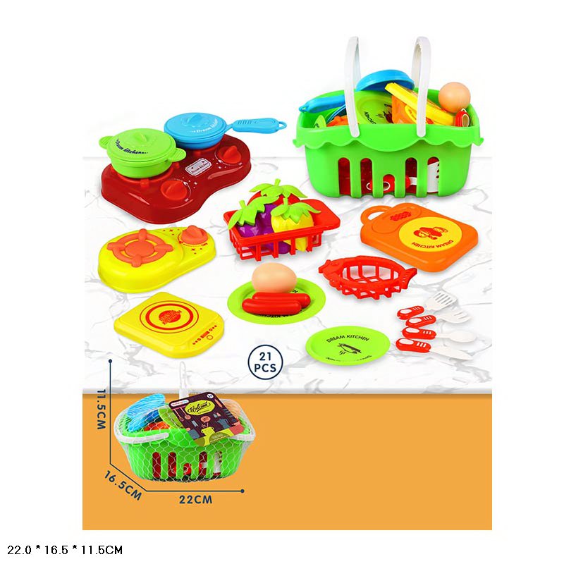 Продукти набір арт. 7708-1 (72шт/2) аксесуари для кухні, продукти р-р 11,5*22*16,5