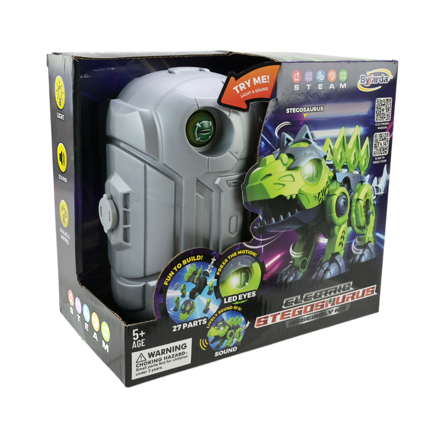 Динозавр арт. KL0203-1 (36шт/2) батар світло,звук короб. 23*13,5*20,5см