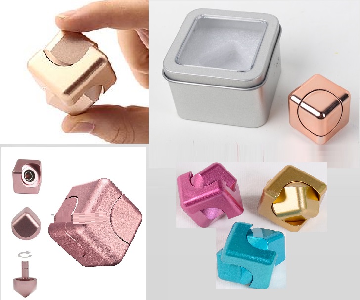 Кубик-антистрес арт. R005 (1622904) (120шт/3) метал, бокс. 6,5*6,5*4,5 см