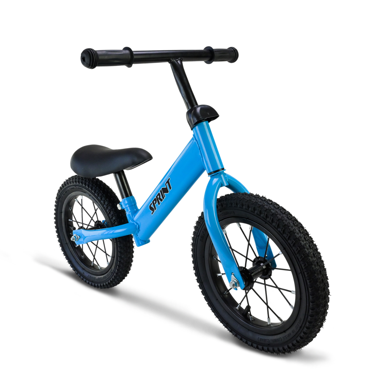 Велобіг арт. BB2504 (1шт) сталевий, колеса 12 дюймів надувні,синій