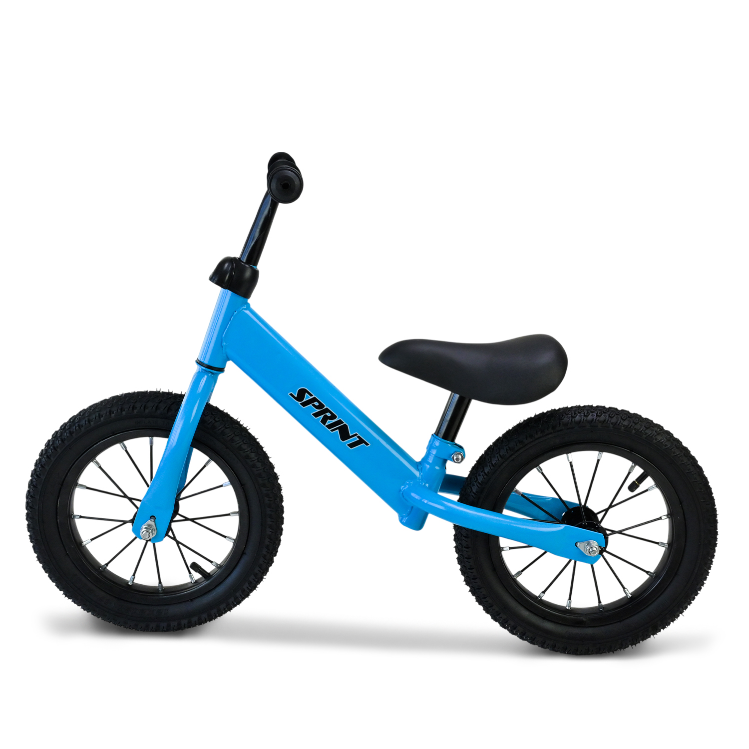 Велобіг арт. BB2504 (1шт) сталевий, колеса 12 дюймів надувні,синій