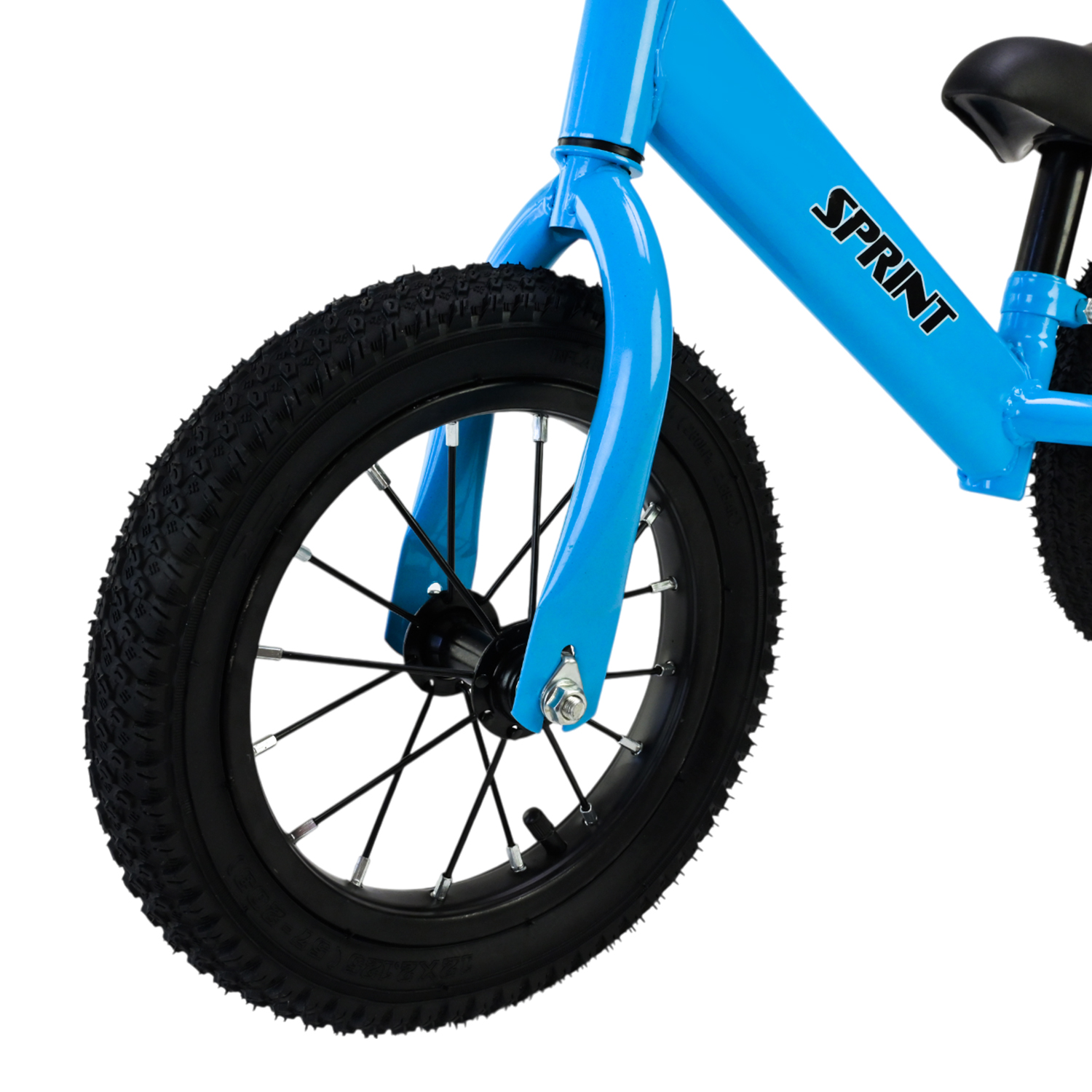 Велобіг арт. BB2504 (1шт) сталевий, колеса 12 дюймів надувні,синій