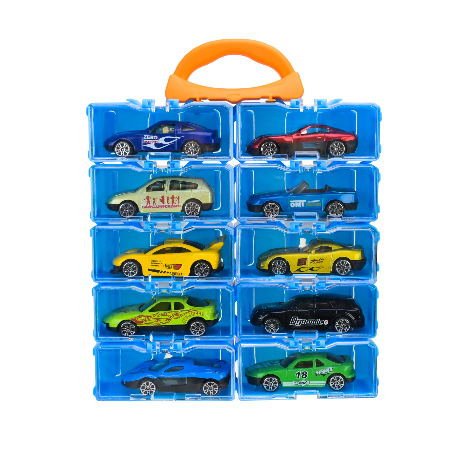 Набір машин мет. АВТОПРОМ арт. арт.AP7530 (48шт/2) 10 машинок у кейсі 22*18*3,5см