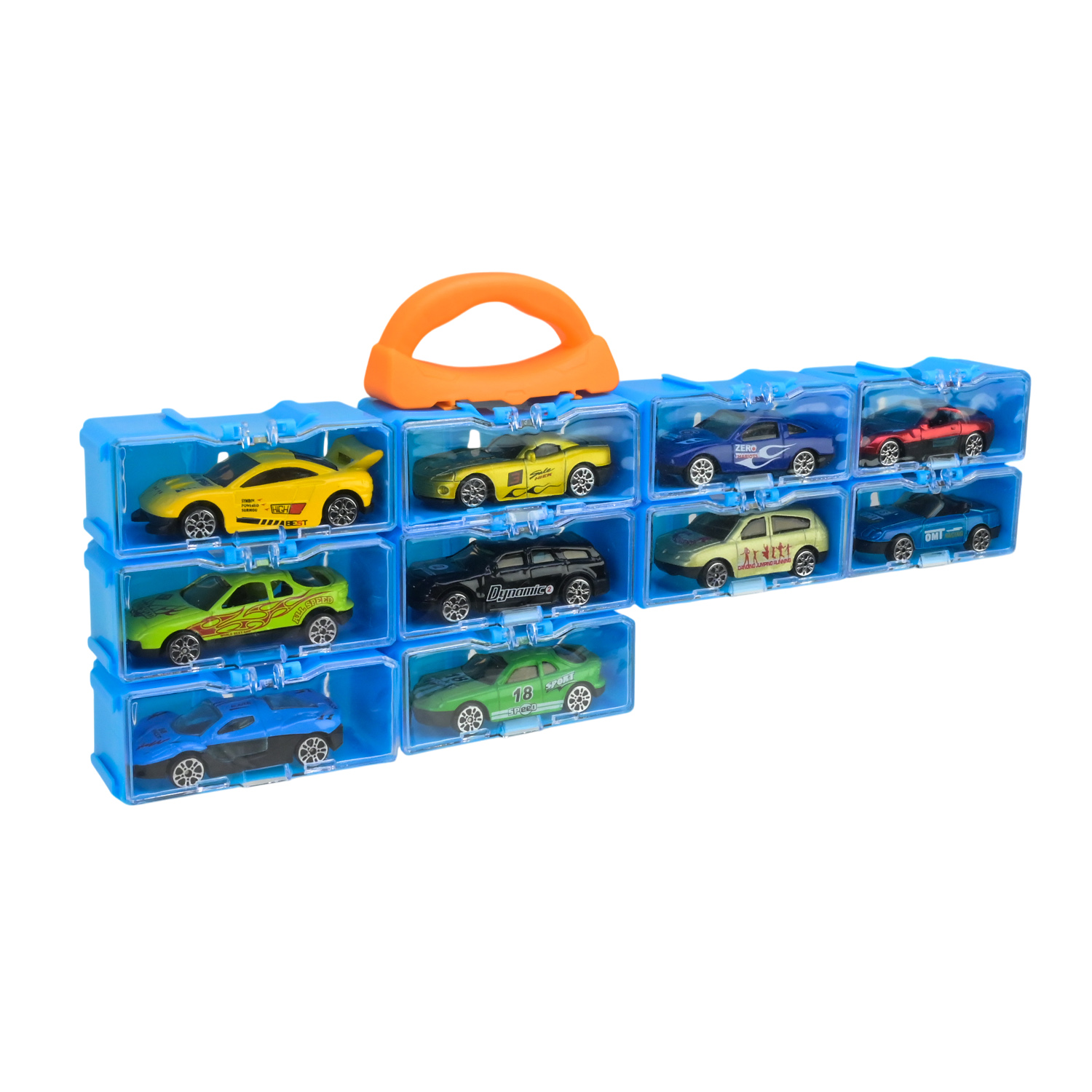 Набір машин мет. АВТОПРОМ арт. арт.AP7530 (48шт/2) 10 машинок у кейсі 22*18*3,5см