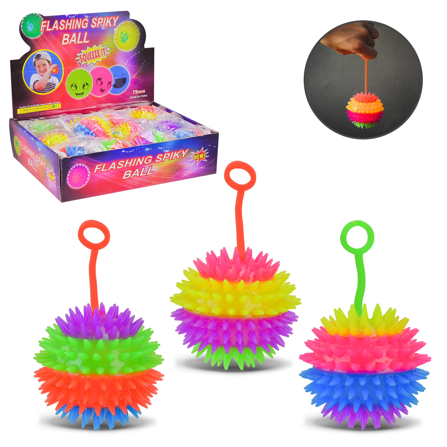 Пострибунчик арт. PR24126 (360шт) їжачок, 7,5 см, 24 шт у коробці