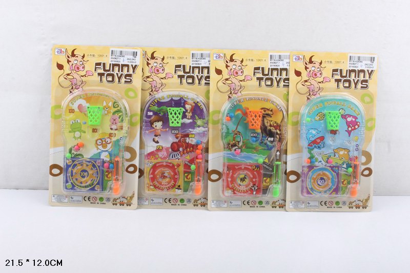 Пінбол арт. XN3827-1 (768шт/2) 4 види мікс,планшет 21,5*12 см