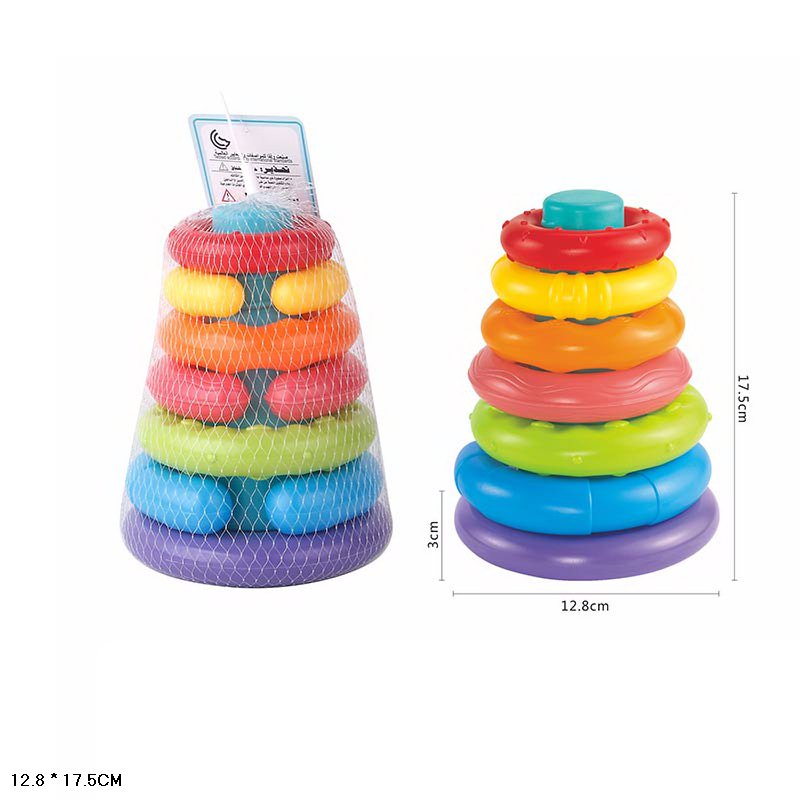 Пірамідка арт. 638-31 (96шт/2) в сетке 12,8*12,8*17,5см