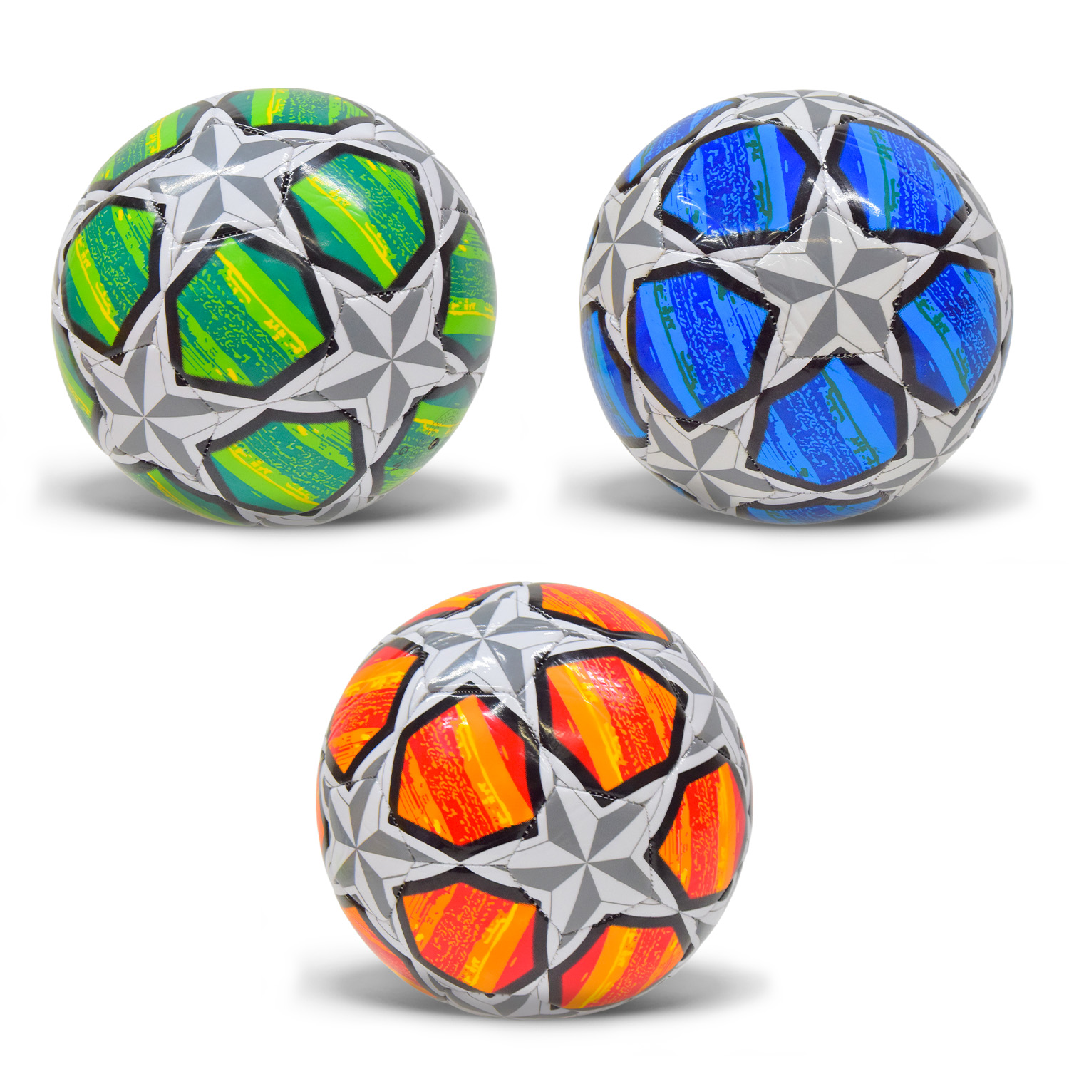 М'яч футбольний  арт. FB2337 (60шт) №5, PVC 320 грам, 3 mix
