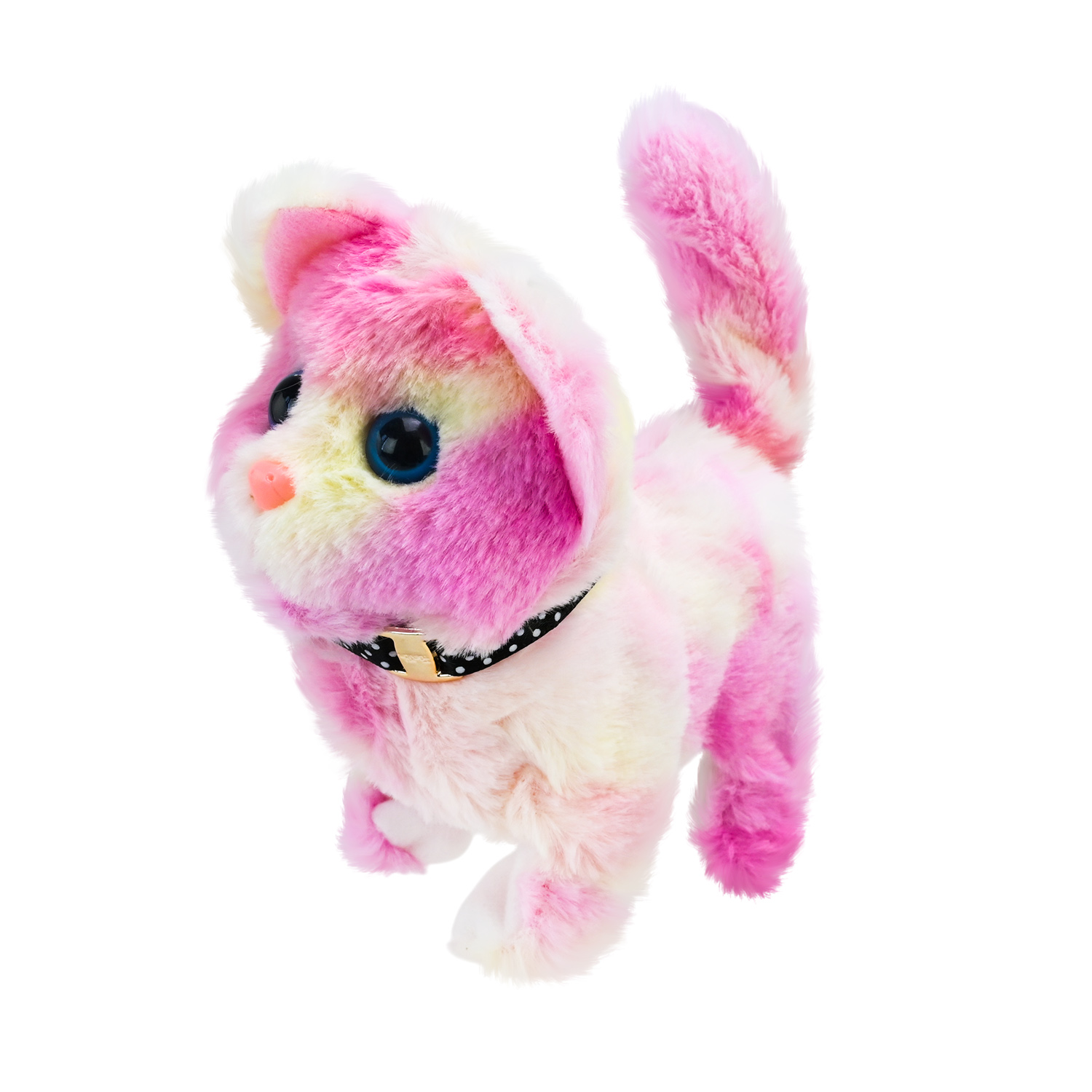 М'яка інтерактивна арт. C23913 (120шт) кошеня ходить, нявкає, рухає головою і хвостом 3 мікс 15*8*12см