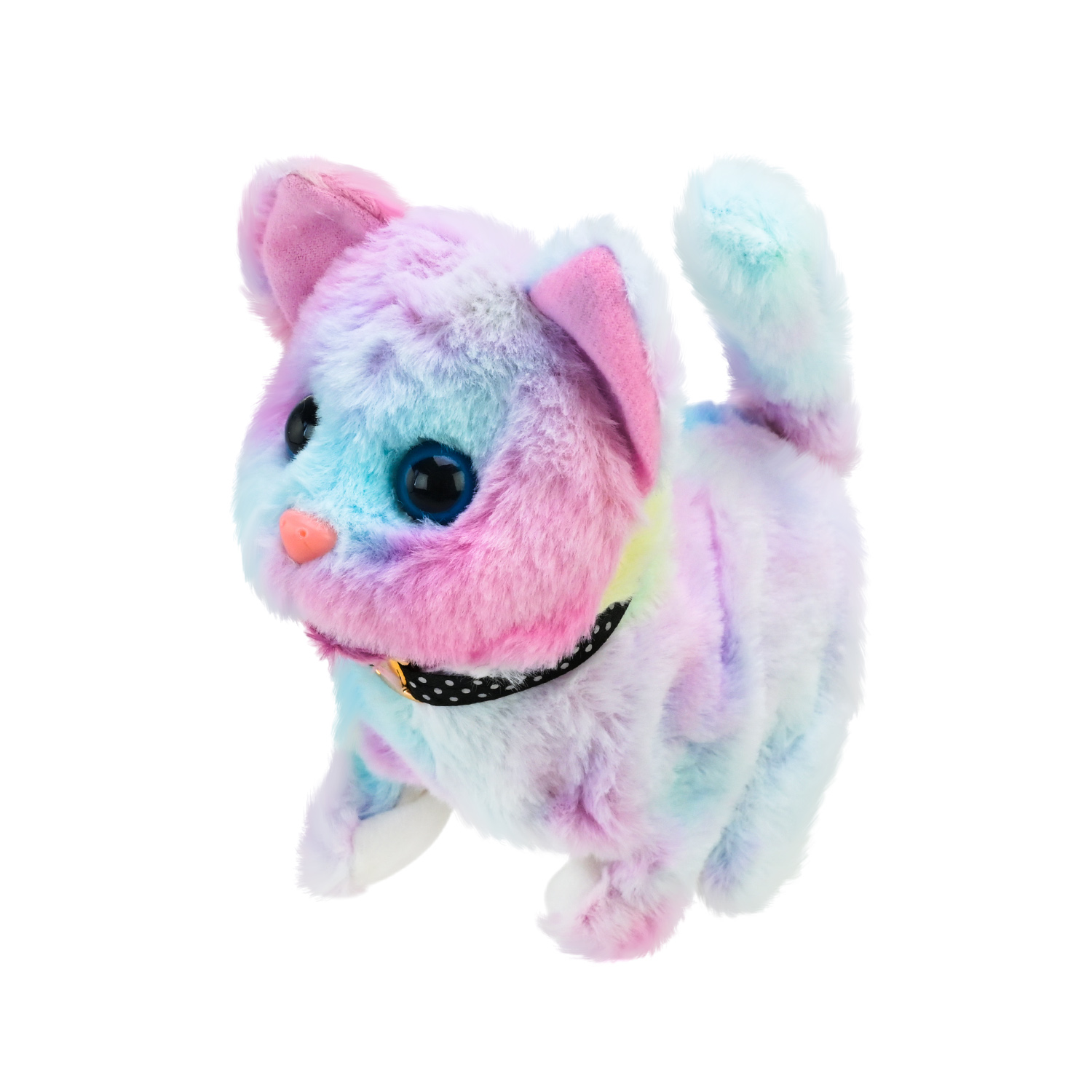 М'яка інтерактивна арт. C23913 (120шт) кошеня ходить, нявкає, рухає головою і хвостом 3 мікс 15*8*12см